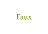 Faux